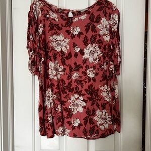 Ladies Loft Rose Floral Blouse Size 16